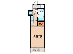 アーバンウエーブ白山の物件間取画像